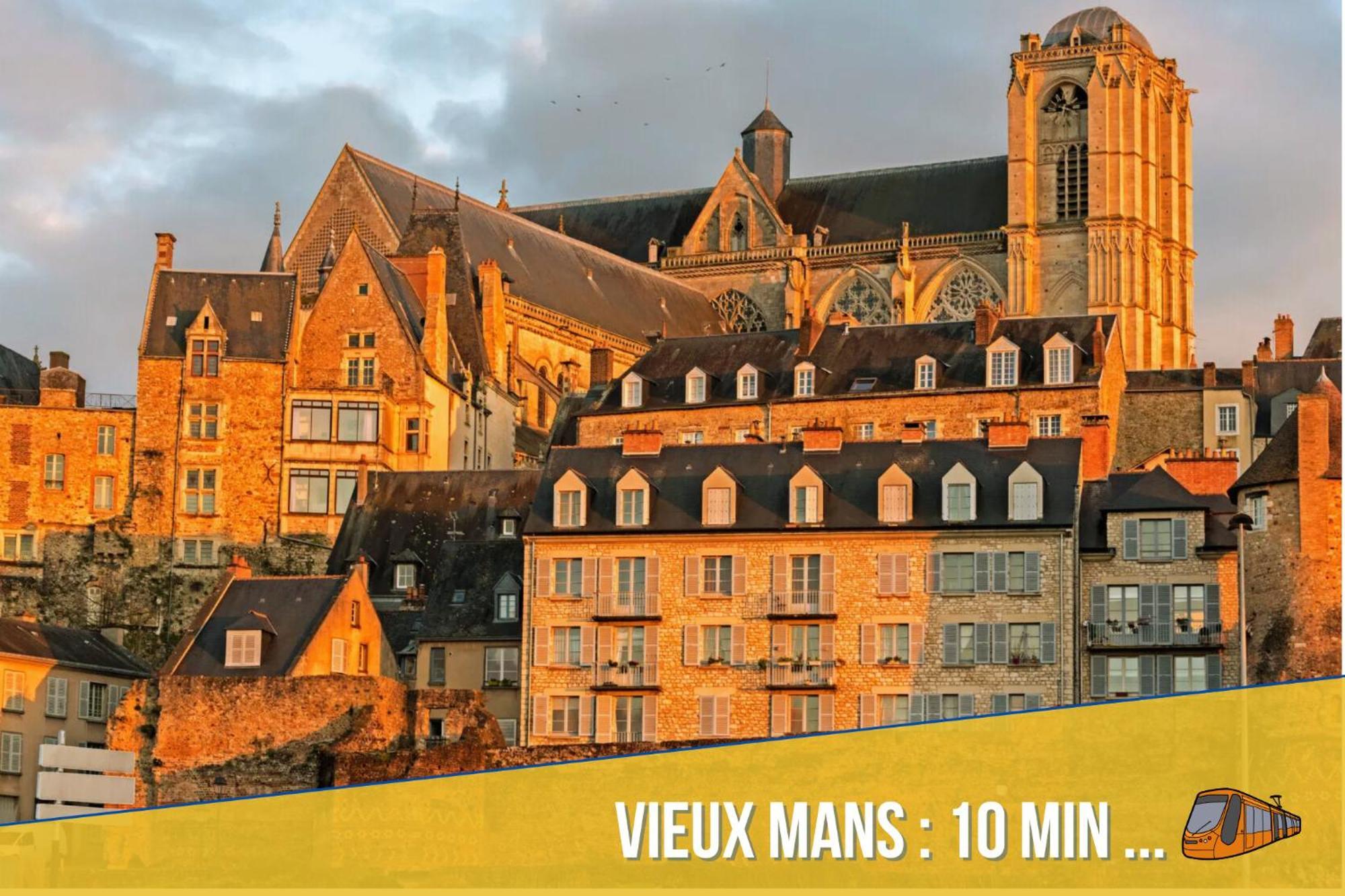 Comfort - Netflix - Wifi Fibre - Parking - Proche Circuit Des 24h & Centre-ville - Accordhebergementconciergerie