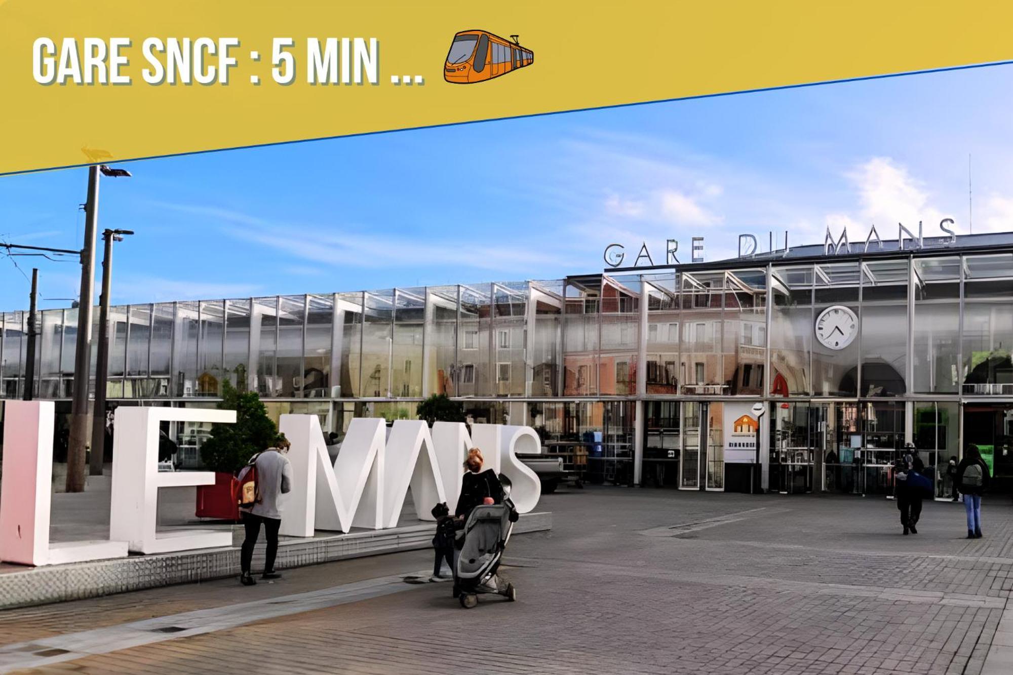 Comfort - Netflix - Wifi Fibre - Parking - Proche Circuit Des 24h & Centre-ville - Accordhebergementconciergerie Appartement Le Mans